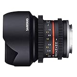 SAMYANG 7793 12/2,2 Objektiv Video APS-C MFT manueller Fokus Videoobjektiv 0,8 Zahnkranz Gear,...