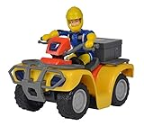 Simba 109257657 - Feuerwehrmann Sam Mercury-Quad, mit Sam Figur und Zubehör, für Kinder ab 3...