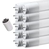pureled 10er Pack LED Röhre 120cm - GLAS T8 G13 - neutralweiß (4000K) - 18W (ersetzt 36W) - 1800...