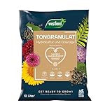 Westland Tongranulat, 10 l – Pflanzgranulat ideal für Hydrokultur, Drainage Substrat ohne...