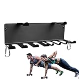 Wandregal mit 2 Ebenen für Heimfitnessstudio, Widerstandsbänder, Edelstahlregale, Wand-Organizer...