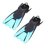 Sosoport 2 Stück Teiliges Schnorchelflossen Erwachsene Stabile Tauchflossen mit Mittlerer Weichheit...