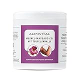 ALMIVITAL Muskel Massage-Gel mit Teufelskralle – 500 ml | Kühlgel gegen Muskelschmerzen,...