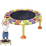 Faltbares Trampolin, Fitness-Trampolin | Faltbares Federbett | Ruhiges Minitrampolin mit 165 Pfund...