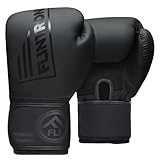 Flintronic Boxhandschuhe, 12OZ Kickboxhandschuhe, Boxing Gloves, Thai Boxhandschuhe Damen und Herren...