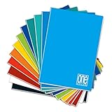 Blasetti One Color - A4-Heft, Maxi-Hefte mit Jolly Page, Packung mit 10 Stück, Papier 80g,...