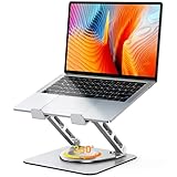 360° Drehbarer Laptop Ständer Höhenverstellbar, Ergonomisch Laptop Halterung Schreibtisch...