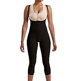 MARENA Stage 1 Mid-Calf-Length Post Surgical Compression Girdle with Highback and Hook-and-eye front...