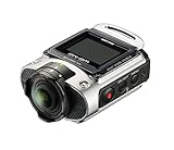 Ricoh WG-M2 kompakte und leichte Actioncam (4K-Video, 204 Grad Ultraweitwinkel-Objektiv) silber