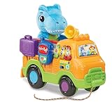 VTech Dino Rescue Truck Pull Along Truck Rollenspiel Spielzeug Entwickelt Feinmotorik Lustiges...
