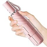Moorrlii Automatischer Mini-Regen- & Sonnenschirm, windstabil (UV-Schutz 50+), kompakt & leicht,...