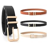 THALASIENE Dupes Damen Gürtel aus Hochwertigem Leder,Mode Ledergürtel,Schmaler Gürtel...