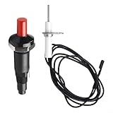 Kompakte Piezozündung mit Kabeldruckknopf für einfache Verwendung in Gasgrills und Öfen, 18 kV...