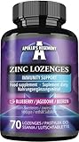 Zinkgluconat 15 mg – 70 Lutschtabletten | 70 Portionen | Unterstützung des Immunsystems |...