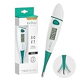 Evolu Wasserdichtes Flexibles Digitales Thermometer Messung in Mund, Rektal oder Achsel mit...