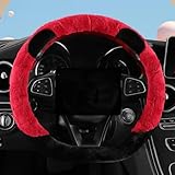 Auto Lenkradbezug für Mercedes Benz X-Class 2017-2020, Fall Winter Warm Plüsch weichen Plüsch...