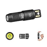 OLIGHT iMini 2 Mini LED USB-Aufladbare Taschenlampe Schlüsselhänger mit magnetischen Basis, 50LM...