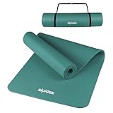 ALPIDEX Yogamatte 183 x 60 x 0.8 cm Phthalatfreie Fitness Matte Tragegurt rutschfest Gymnastik...