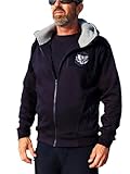 SEESTERN Herren Kapuzen Sweat Shirt Jacke Pullover Zip Hoody Sweater Gr.S-XXL /2340 Navy M