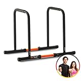 DH FitLife Dip Barren Bars | Dip Station | Max. Belastung 500kg | Kraftstation Fitnessgerät für...