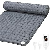 MYCARBON Heizkissen Rücken 92x50cm Wärmekissen mit 6 Heizstufen 4 Timerstufen waschbar Heizdecke...
