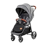 kk Kinderkraft Kinderwagen GRANDE, Kinderbuggy, Liegebuggy, Großer und Bequemer Buggy,...