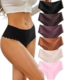 Sth Big Unterhosen Damen Nahtlose Hohe Taille Seamless Slips Damen High Waist Unterwäsche Frauen...