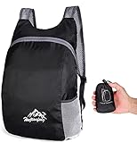 VIKY Faltbarer Rucksack Ultraleicht Wasserdicht, 20L Rucksack Faltbar, Praktischer Faltrucksack,...