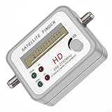 Signalmessgerät für Satellitenschüsseln mit Audioton und Analoganzeige, Frequenzbereich 950 MHz...