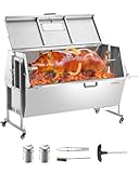 VEVOR Lammgrill Spanferkelgrill Spießbratengrill 130 kg BBQ-Spießgrill (60 W) für Schwein Lamm...