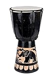20cm Djembe Elefant Djembe Trommel Bongo Drum Handtrommel Buschtrommel Percussion Kinder Fair Trade...