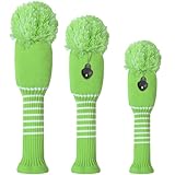 Schlägerkopfhüllen für Driver Fairway Holz Hybrid Golfschlägerhaube Golfschlägerhauben Golf...