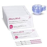 MomMed Ovulationstest Streifen,60 praktische Ovulation Teststäbchen mit 60 Urin Tassen - Schneller...