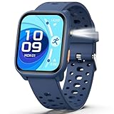 Smartwatch Kinder, Fitness Tracker Uhr Digitale Fitnessuhr mit Schrittzähler, 24/7 Puls, IP68...