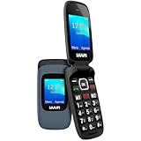 WUUM CLAP – Klapp-Handy mit Zwei Displays | Große Tasten und Ziffern | 2 Direktspeicher und...