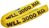 Braun GmbH 30021RS Rundschlinge 3000 kg Tragkraft, 2 m Umfang = 1 m Nutzlänge, endlos mit...