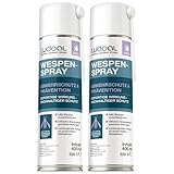 Wespenspray mit langem Sprührohr & 10x mehr Wirkstoff (2% Geraniol) – EXTRA STARK – Sofortiger...