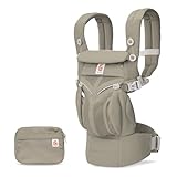 Ergobaby Babytrage für Neugeborene ab Geburt, Baby Tragesystem Omni Classic Mesh, Baby-Tragetasche...