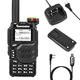 QUANSHENG UV-K6 Funkgerät 5W Walkie Talkie großer Reichweite Wiederaufladbare Handfunkgerät für...