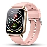 Poounur Smartwatch Damen mit Bluetooth Anrufe, 1.95' HD Touchscreen, Fitnessuhr mit...
