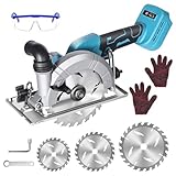 Bürstenlose Mini Kreissäge, blayram mini kreissäge akku für Makitta 18 V Akku mit 3...