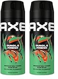 Axe Bodyspray Jungle Fresh Deo ohne Aluminiumsalze sorgt 48 Stunden lang für effektiven Schutz vor...