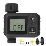 Sprinkler-Timer 1 Zone, NH3/4 Zoll programmierbar Automatischer Bewässerungsregler...