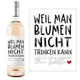 1M® Personalisiertes Weinflaschen-Etikett - Geschenke für Frauen & Männer - ideale Überraschung...