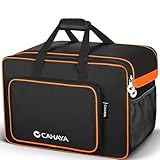 CAHAYA Lautsprechertasche, tragbar, gepolstert: Reisetasche mit Mehreren Taschen, externen Riemen,...