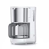 Braun Household PurShine KF 1500 WH Kaffeemaschine - Filterkaffeemaschine mit Glaskanne für bis zu...