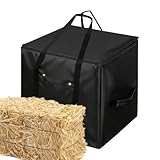 Heubeutel für | strapazierfähig mit Tragegriff | Heusack mit langsamer Fütterung für Schafe,...
