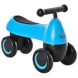 HOMCOM Laufrad ab 1 Jahr 4 Räder Baby Rutschrad Lauflernrad ohne Pedale für Kinder von 18 bis 36...