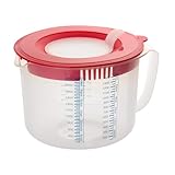 Dr. Oetker Mess- und Rührbecher 2,2 L, Messbecher mit unterschiedlichen Messskalen, Rührbecher mit...