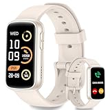 Fitonme Smartwatch Herren Damen,Bluetooth-Anruf,Herzfrequenz-/Schlafmonitor/SpO2,130+ Sportmodi,...